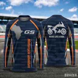 2026 Men's GS Motorcycle Adventure Long Sleeve T-Shirt Quick Dry Breathable Moto Jersey for Biker  Riding Tee Family Match 2026
