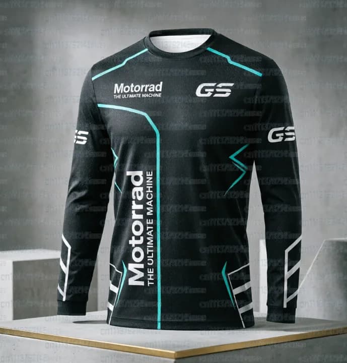 2026 Men's GS Motorcycle Adventure Long Sleeve T-Shirt Quick Dry Breathable Moto Jersey for Biker  Riding Tee Family Match 2026