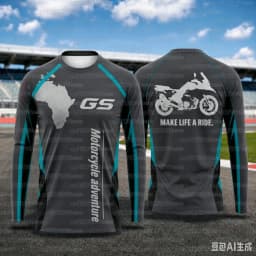 2026 Men's GS Motorcycle Adventure Long Sleeve T-Shirt Quick Dry Breathable Moto Jersey for Biker  Riding Tee Family Match 2026