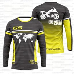 2026 Men's GS Motorcycle Adventure Long Sleeve T-Shirt Quick Dry Breathable Moto Jersey for Biker  Riding Tee Family Match 2026