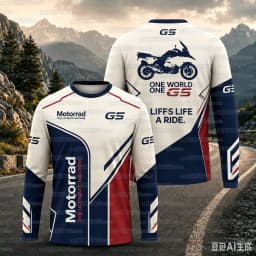 2026 Men's GS Motorcycle Adventure Long Sleeve T-Shirt Quick Dry Breathable Moto Jersey for Biker  Riding Tee Family Match 2026