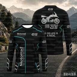 2026 Men's GS Motorcycle Adventure Long Sleeve T-Shirt Quick Dry Breathable Moto Jersey for Biker  Riding Tee Family Match 2026