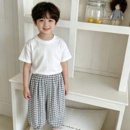 2026 New Summer Baby Pants Plaid Striped Child's Clothing Thin Trousers for Kids Beathable Kid's Pants for 0-3Y