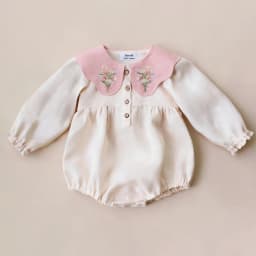 0-2Y Baby Girls Clothes Cotton Linen Sleeveless Infant Girl Rompers Embroidered Summer Birthday Party Photo Shoot Baby Outfit