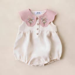 0-2Y Baby Girls Clothes Cotton Linen Sleeveless Infant Girl Rompers Embroidered Summer Birthday Party Photo Shoot Baby Outfit