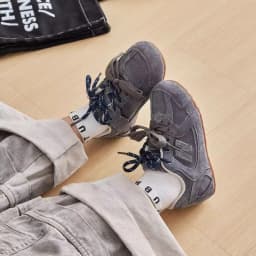 Kids Retro Suede Lace-up Sneakers Breathable Upper Non-slip Rubber Sole Casual Shoes for Toddler Boys Girls Daily Wear