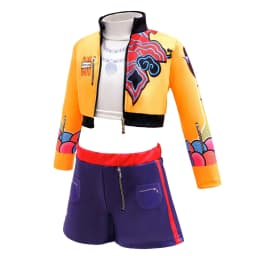 Girls Idol Stage Costume Kids Hip Hop Jazz Dance Outfit Crop Top Jacket Skirt Shorts Concert Performance Cosplay Suits