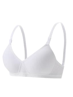 3 pcs teen bra with adjustable straps without underwire, non-removable chest pads, comfortable underwear