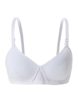 3 pcs teen bra with adjustable straps without underwire, non-removable chest pads, comfortable underwear