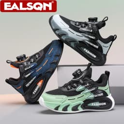 Lightweight Breathable Kids Casual Shoes for 5-16Year Old Boys Sport Running Anti Slip Outdoor Comfortable Flat Walking Sneaker
