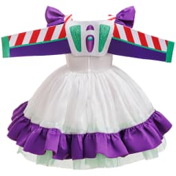 New Girl's Casual Dress Cartoon Anime Girl Same Style Little Flying Sleeve Dress Carnival 3-10 Years Old