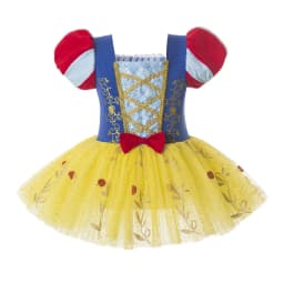 Kids Puff Sleeve Embroidered Tulle Ballet Tutu Dress Multi Colors Girls Dancewear for Competition and Holiday Dress Up XMZ65