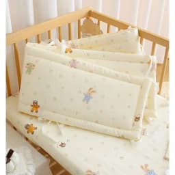 Crib Bumpe Soft Pure Baby Bed Rail Wrap Anti-Collision Strips for Baby Bed Rail Splicing Bed Protection Cover Baby Bed Bumper