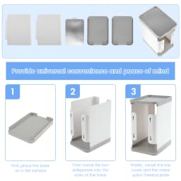 1700 ml Breast Milk Storage Tower - Convenient Storage for Milk Freezer Organizer- Efficiently Store Milk in Freezer Organizer
