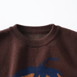 Children Baby Knitted Coffee Brown Vest Spring Cartoon Strawberry Fruit Pattern Sleeveless Sweater Top for 1-6 Years Old Kids
