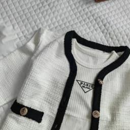 TZ22351 Children’s Clothing Set Autumn&Spring Coat+Shorts for Newborn Baby Sweet Jogger Set 2 Pieces for Toddler Girls