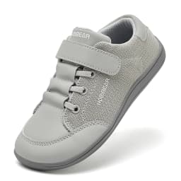 HOBIBEAR Mesh Barefoot Shoes Boys Girls Wide Toe Sneaker Zero Drop Walking Shoes(Toddler Little Big Kid)