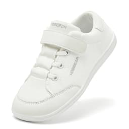 HOBIBEAR Mesh Barefoot Shoes Boys Girls Wide Toe Sneaker Zero Drop Walking Shoes(Toddler Little Big Kid)