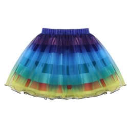 Kids Gabby Doll House Cosplay Stripe T-shirt Rainbow Skirt Bag Sets Girls Carnival Birthday Party Clothing Children Fancy Suits