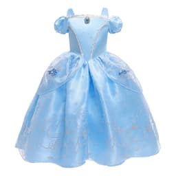 Girls Pink Shoulderless Tutu Dresses Little Girls Summer Kid Birthday Party Pincess Dress Auora Belle Cinderlla Cosplay Costumes