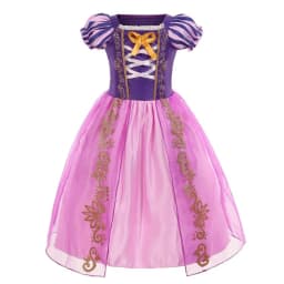 Girls Pink Shoulderless Tutu Dresses Little Girls Summer Kid Birthday Party Pincess Dress Auora Belle Cinderlla Cosplay Costumes