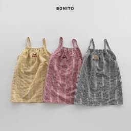 Q2873 Girls Summer Vintage Plaid Thin Cotton Halter Dress Vest Skirt Children's Clothing Retro Checkered Mini Dress for Girls