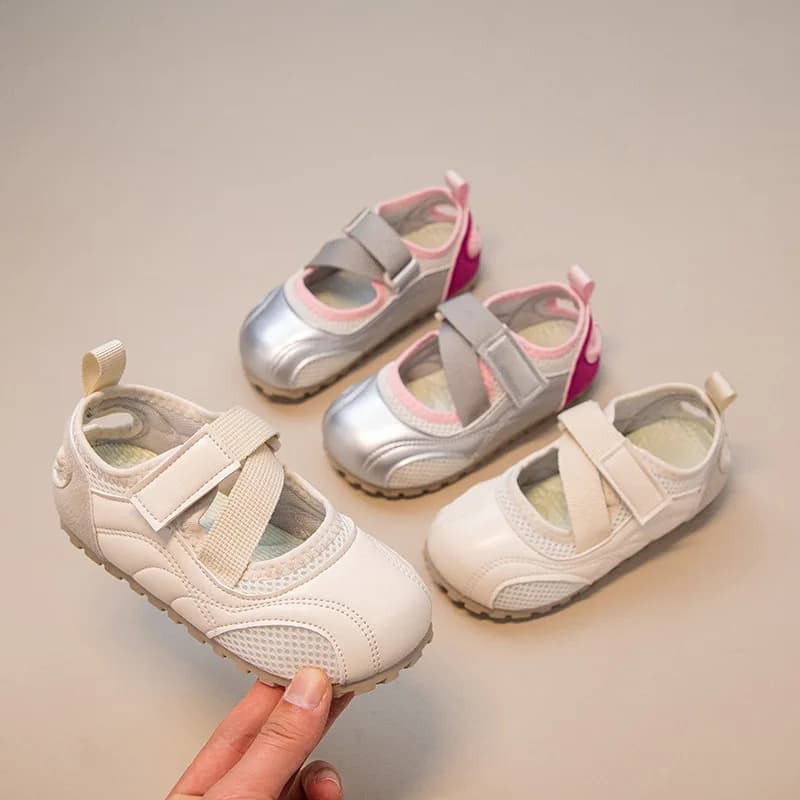2026 Spring New Children Casual Shoes for Girls Non-Slip Breathable Casual Toddler Footwear Mary Jane Shoes for Girls Daily Wear