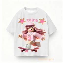 2026 New Roblox Game 3D Print Children T Shirts role play Cartoon T-shirts Boy Girls Casual Short Sleeves Tops Summer Kids Wear