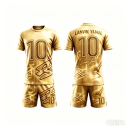 New summer style Yamal #10 soccer jersey and shorts set quick drying andloose fitting children's training clothes