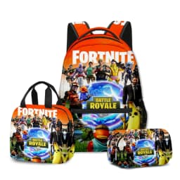 New Fortnite Game Backpack Anime Schoolbag Student Shcool Bags Supplies Cosplay Pencil Bag Kawaii Lunch Bag Birthday Gift