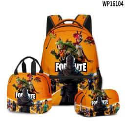 New Fortnite Game Backpack Anime Schoolbag Student Shcool Bags Supplies Cosplay Pencil Bag Kawaii Lunch Bag Birthday Gift