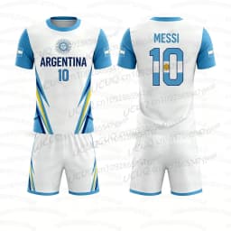 2026 Special NO.10 Messi Football Jersey Shorts Set Women Men Argentina Flag Fans Shirt and Shorts Summer Kids 2 Piece Set