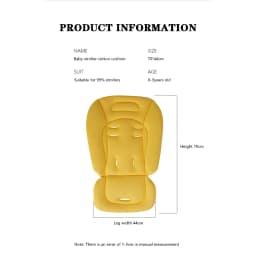 Stroller Mattress Universal Seat Cushion Cotton Pad Fit for Yoyo/Cybex Thickened Soft Mat Carriage Stroller Accessories