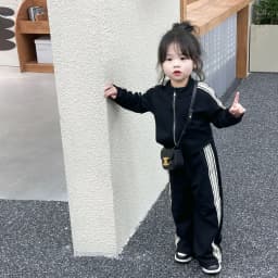 Girls' Zipper Hoodie & Pants Set - 2-Piece Casual Outfit for Toddlers | Boutique Kids' Clothing (Ages 2-6) Kids Clothes Girls