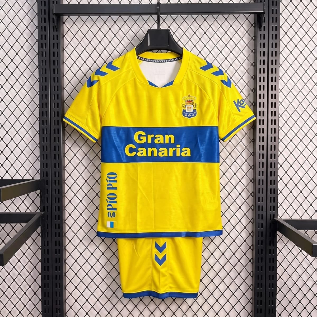 26-27 New Las Palmas Football Shirt Set 3D Printed Quick Drying Sports Men's and Women's T-shirt Set T-shirt Family Matching