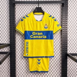 26-27 New Las Palmas Football Shirt Set 3D Printed Quick Drying Sports Men's and Women's T-shirt Set T-shirt Family Matching