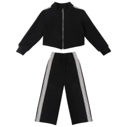 Autumn Gilrs Sports Sets Kids Striped Coats+Trousers 2Pcs New Casual Loose Outfits Children Fashion Clothes Suits 2-8 Years
