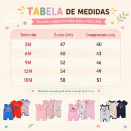 Set 3 Baby Short Jumpsuits 100% Cotton 6 Model Printed Male and Female 3 up to 18 Months