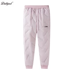 Dubbped Boys Girls Winter Pants Waterproof Cotton Padded Thick Warm Trousers Ski Pants Elastic Kids Fleece Pant Thick Clothes