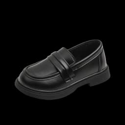 Girls Loafers Round-toe Children Fashion Princess Leather Shoes for Party Wedding Boys Kids Uniform School Shoes Soft All Match
