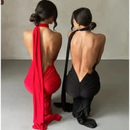 One Shoulder Backless Maternity Dress, Ruched Bodycon Maxi Gown for Pregnancy Photoshoot, Sexy Baby Shower and Evening Outfit