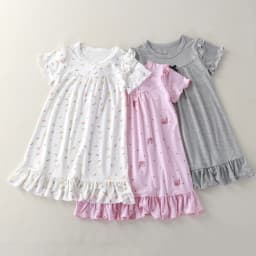 Modal Children Nightgown Dress Princess Ruffle Short Sleeves Kids Girls Sleep Dress Breathable Girls Homewear Dress For 1-10Y