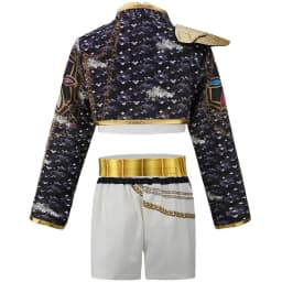 3Pcs Set Girls Korean Style Pop Singer Band Uniform Cosplay Outfit Coat+Vest+Pants Hip Hop Dress up Dancing Performance Costume