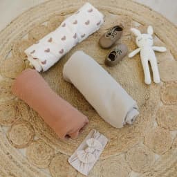 3pcs multicolored crepe baby swaddle blankets, stroller windproof cover blanket, newborn swaddle blanket, delivery room wrap, ba
