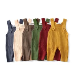 Ircomll Autumn Baby Knitted Romper Unisex Infant Overalls Suspender Long Pants Knitted Baby Clothes Outfit For Newborn Toddler