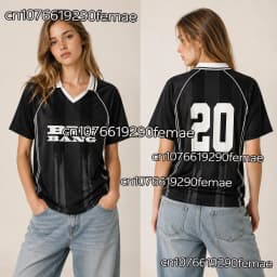 BIGBANG 2026 Concert Merch Gift T-Shirt, Kids V-Neck Jersey Style Top, Quick Dry Casual Wear For Festival Outdoor Sport
