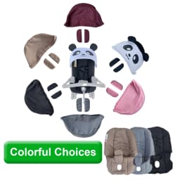 COLU KID Seat Cushion Or Canopy For Doona+ Car Seat And Strollers, Multiple Colored Change Kit , Colourful Choice