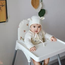 1PCS Bear Dinosaur Washable Foldable Baby Highchair Cover Antilop Chair Cushion Seat Covers Soft Cushion for Baby Feeding