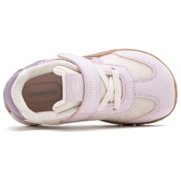 HOBIBEAR Toddler Kids Wide Toe Sneakers Hiking Trekking Outdoor Walking Shoes Hook-Loop Artificial Leather Mesh Running Sneaker