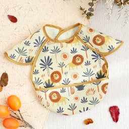 Elinfant New Fashion Pattern Waterproof Pocket Lunch Feeding Bibs Reusable Baby Bibs Cute Children Baby Apron Kids Burp Cloths
